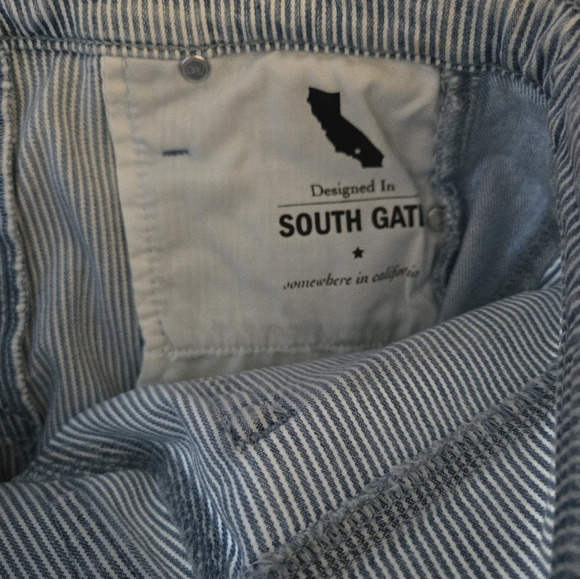 AG Adriano Goldschmied Isabelle Side Panel High Rise Straight Crop Jeans Size 25 - Picture 16 of 16